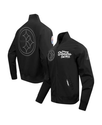 Pro Standard - Men's Black Pittsburgh Steelers Paint The City Twill Full-Zip Jacket