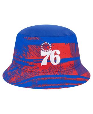 Men's Royal/Red Philadelphia 76ers Tip-Off Bucket Hat