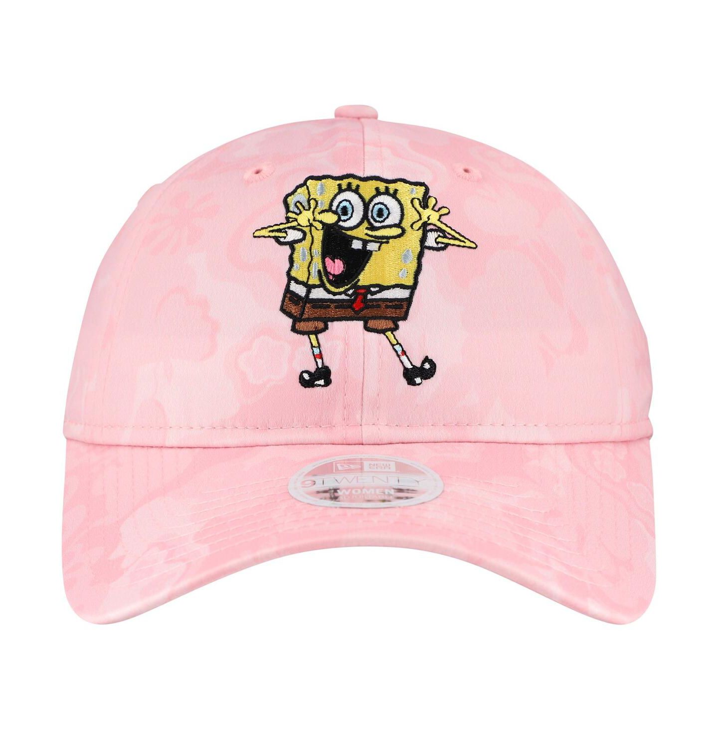 Женская кепка New Era Light Pink SpongeBob SquarePants Adjustable Hat — фото 2