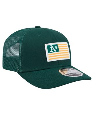 Men's Green Athletics Flag 9SEVENTY Stretch-Snap Hat