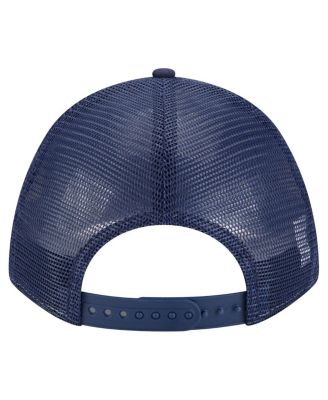 Men's Light Blue/Navy Los Angeles Angels 2-Tone Color Pack 9FORTY M-Crown A-Frame Adjustable Hat