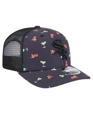 Men's Navy Chicago White Sox Adventure Drinks Pattern 9SEVENTY Stretch-Snap Hat