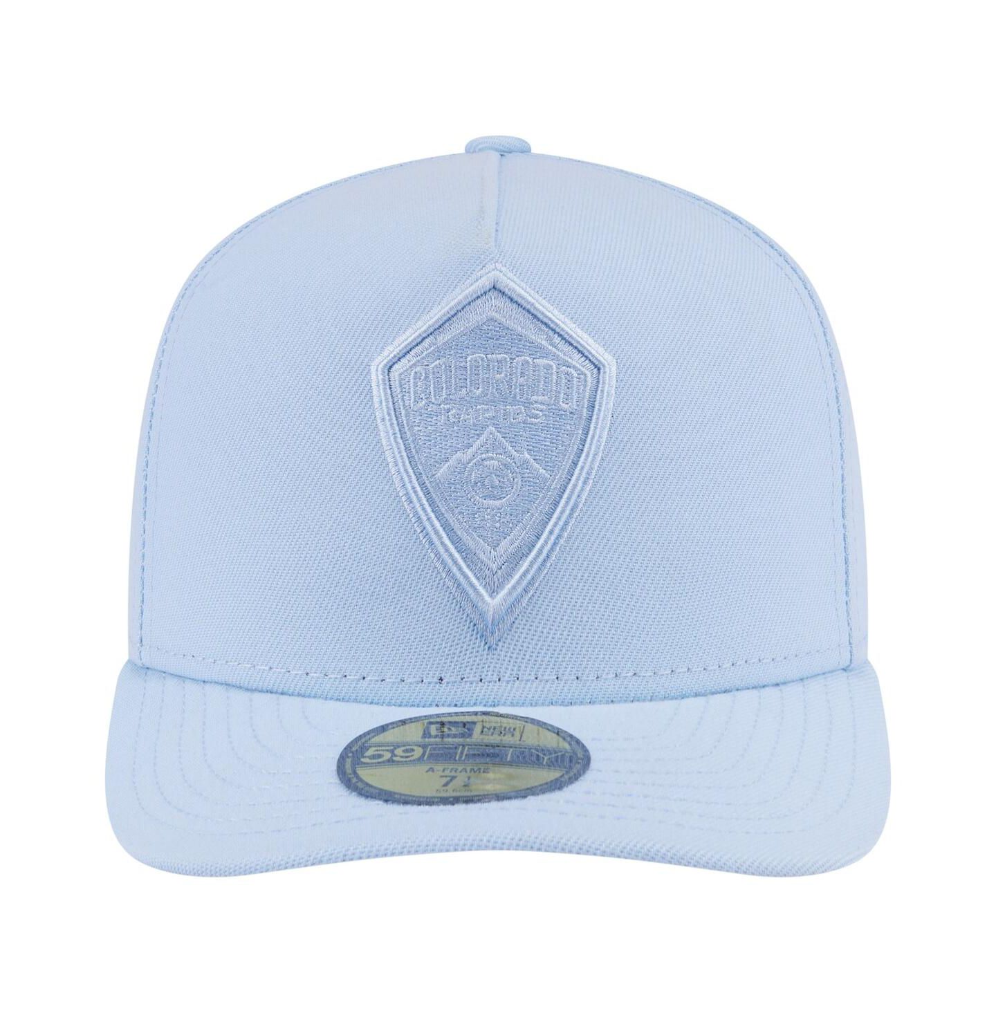 Мужские головные уборы New Era Light Blue Colorado Rapids Color Pack A-Frame 59FIFTY Fitted Hat — фото 3