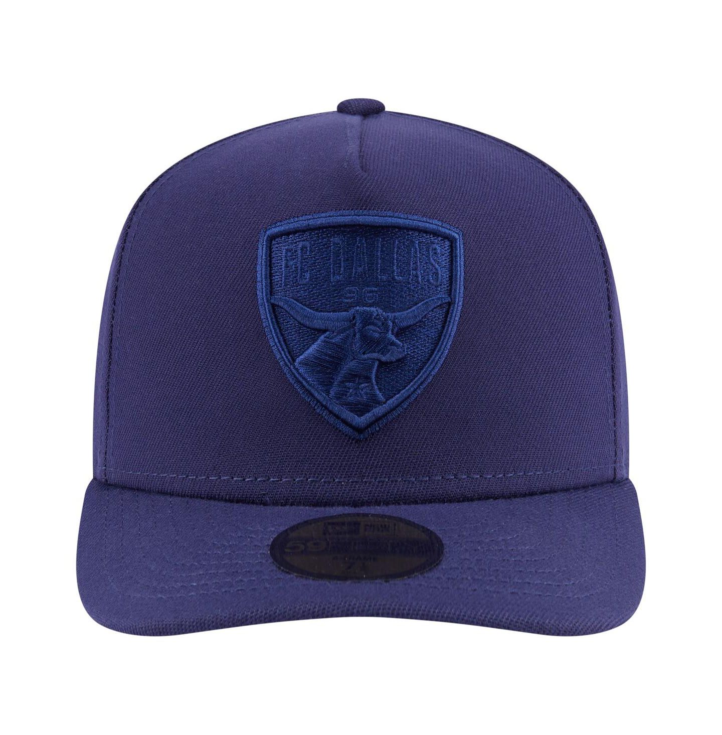 Мужские головные уборы New Era Navy FC Dallas Color Pack A-Frame 59FIFTY Fitted Hat — фото 2