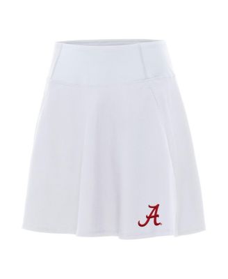 Antigua - Women's White Alabama Crimson Tide Chip Skort