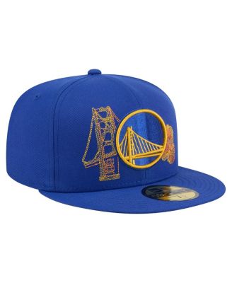 Men's Royal Golden State Warriors State Stitch 59FIFTY Fitted Hat