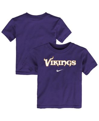 Nike - Toddler Purple Minnesota Vikings Wordmark T-Shirt
