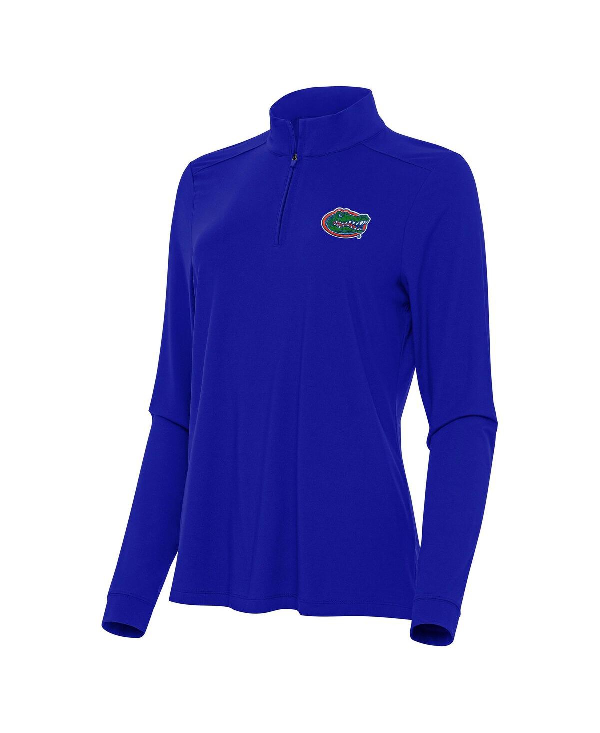 Women's Royal Florida Gators Intent Quarter-Zip Top - Royal