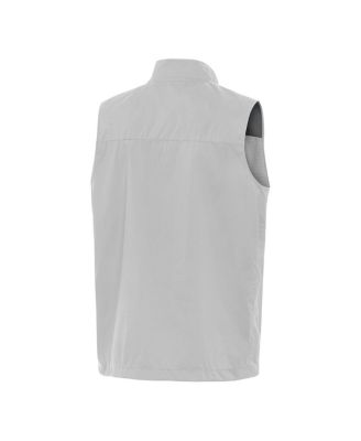 Men's Gray Ohio State Buckeyes Brisk Full-Zip Vest