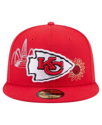 Men's Red Kansas City Chiefs State Stitch 59FIFTY Fitted Hat