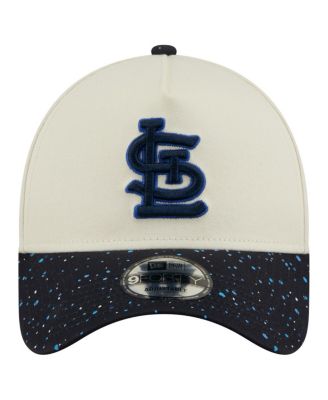 Men's Cream St. Louis Cardinals Speckle A-Frame 9FORTY Adjustable Hat