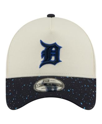 Men's Cream Detroit Tigers Speckle A-Frame 9FORTY Adjustable Hat