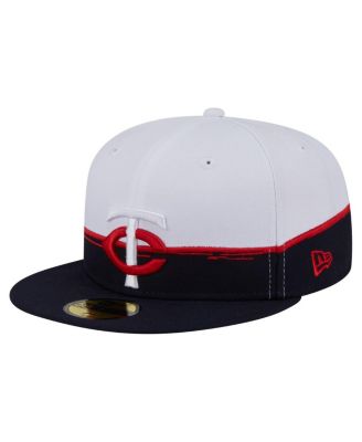 New Era - Men's Navy/White Minnesota Twins Paint Stroke 59FIFTY&nbsp;Fitted Hat