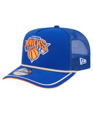 Men's Blue New York Knicks Vintage Team Rope A-Frame 9FIFTY Snapback Hat