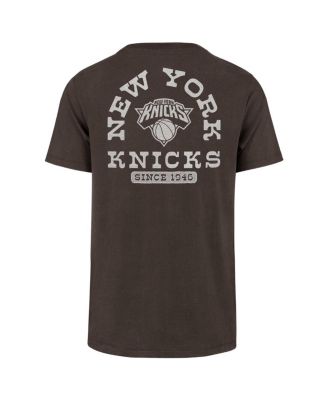Men's Brown New York Knicks Back Canyon Franklin T-Shirt
