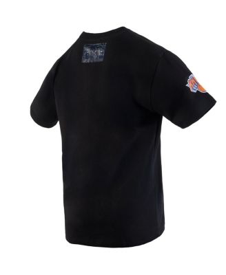 x NBA Men's Black New York Knicks Culture Hoops Collection Premium T-Shirt