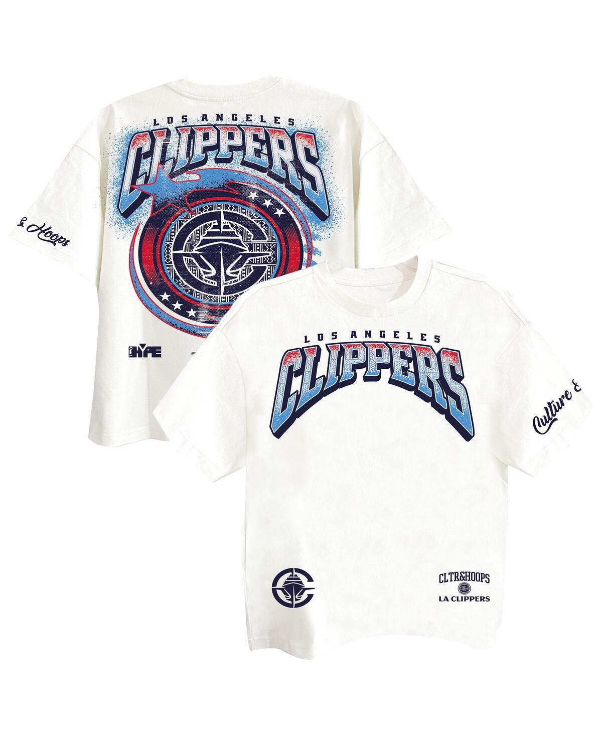 Men's White La Clippers Drip Dime Collection Premium T-Shirt - White