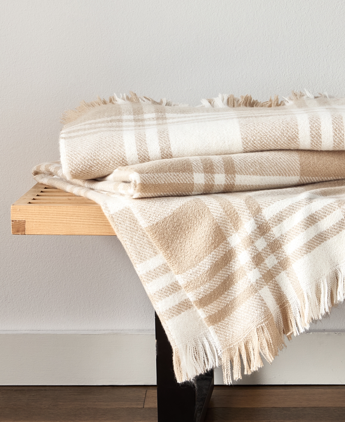 Arch Studio Cozy Plaid Throw, 50" X 60", Exclusively For Macy's In Multi