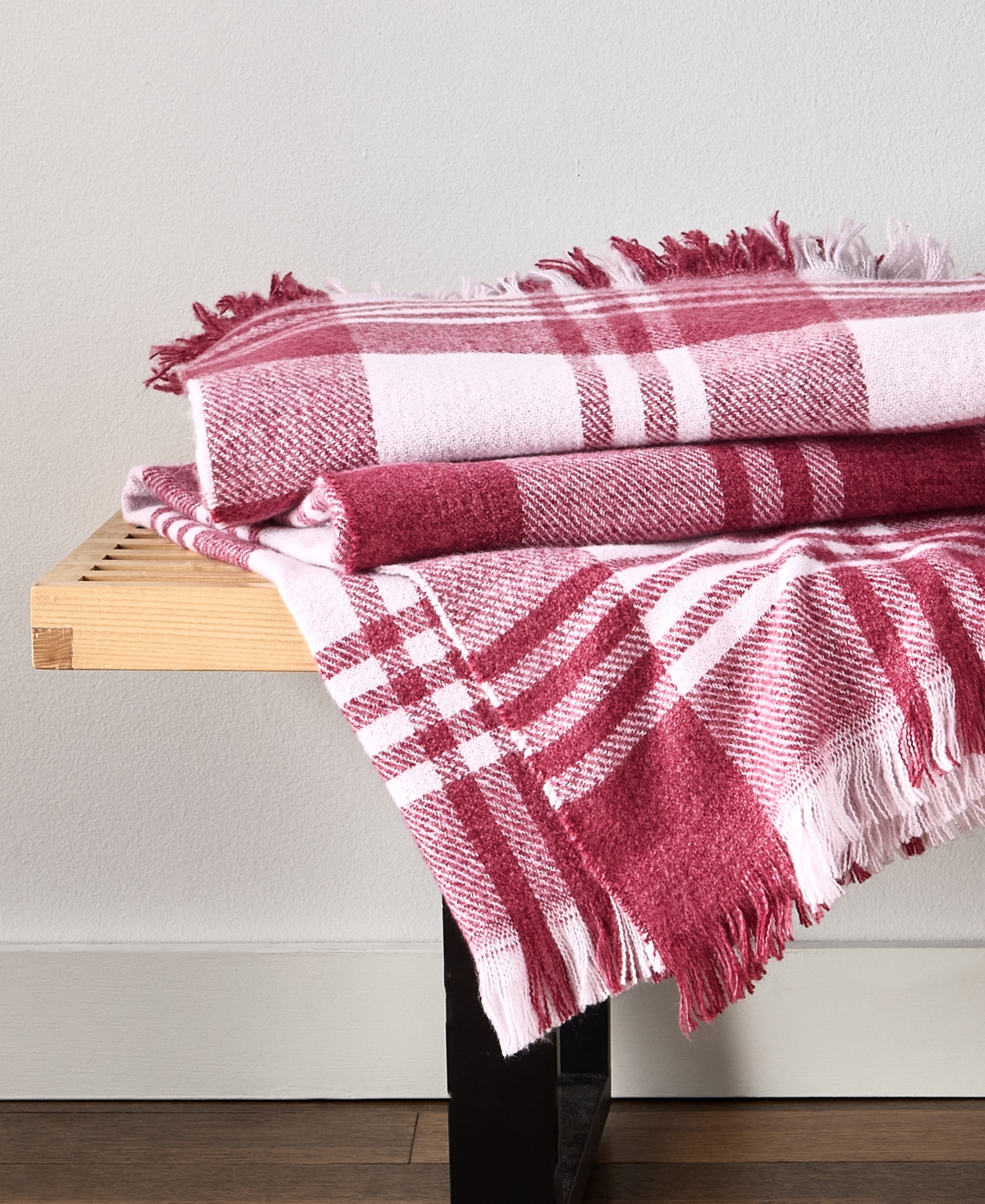 Arch Studio Cozy Plaid Throw, 50" X 60", Exclusively For Macy's In Multi