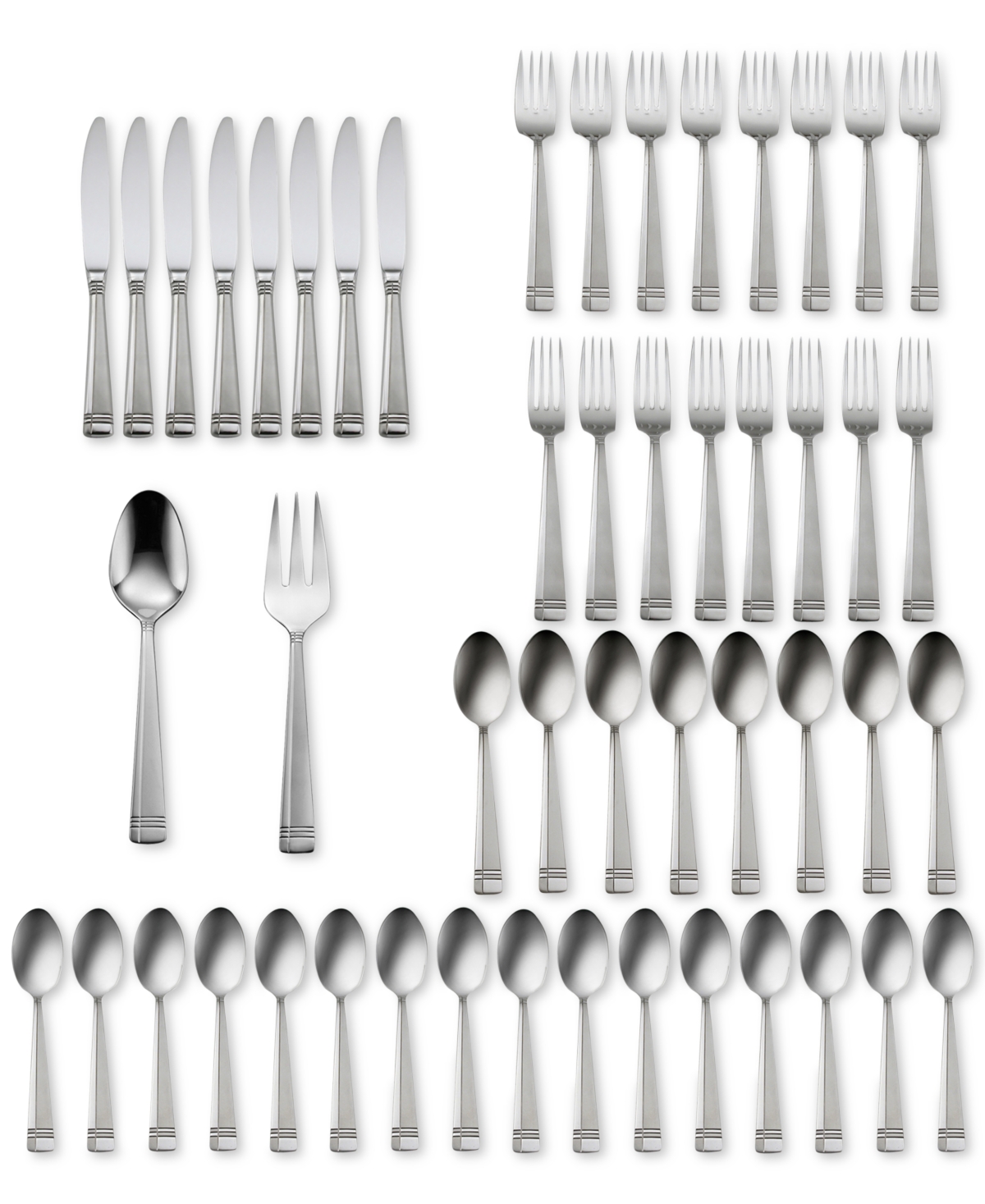 Oneida Amsterdam 50-Pc Flatware Set, Service for 8, Created for Macy's