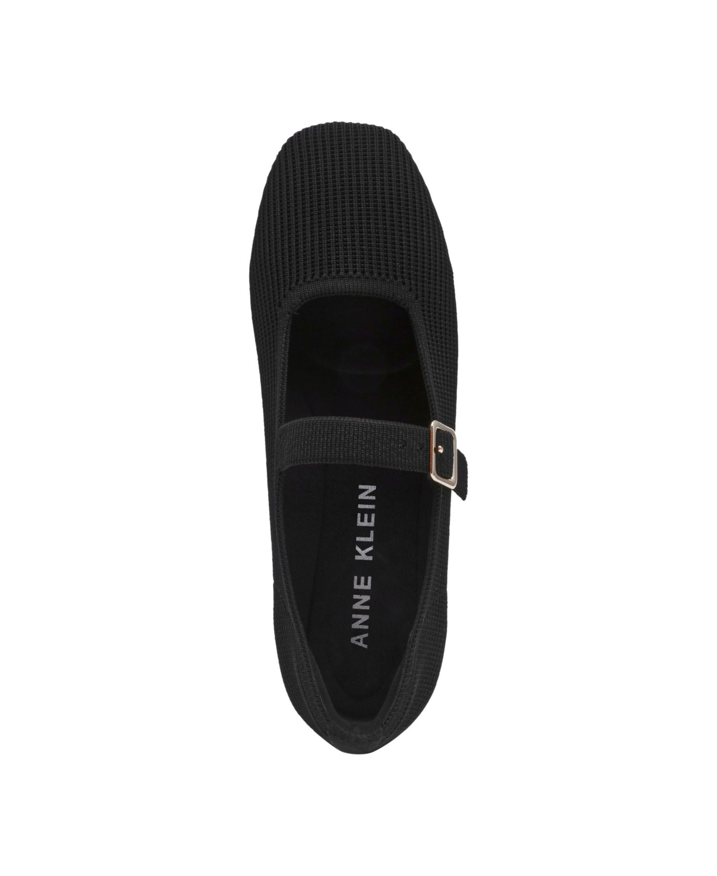 Женские балетки Anne Klein Mabel Knit Mary Jane Flats, цвет: Чёрный, вариант 1 — фото 4