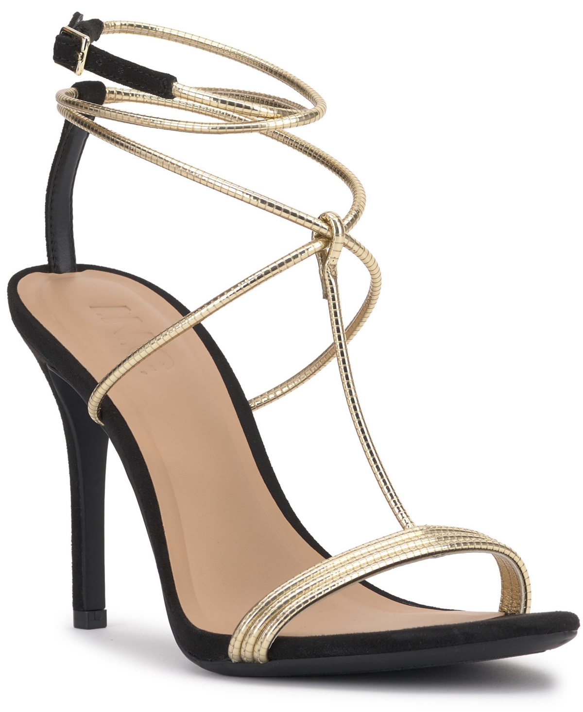 Women's Halyn Strappy Stiletto Dress Sandals, Exclusively at Macy's - Black