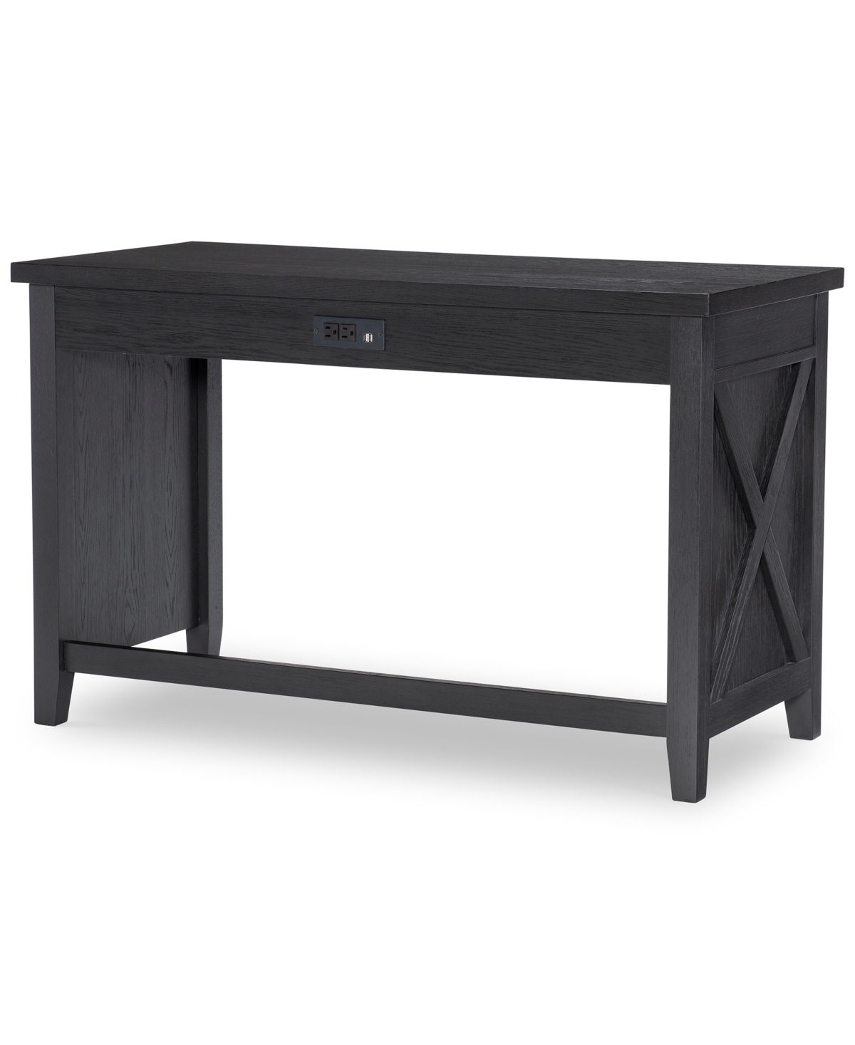 Macy's Kitt Desk Vanity In Black