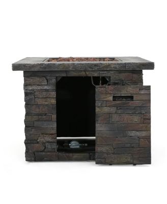 35" SQUARE MGO FIRE PIT - 40000 BTU.