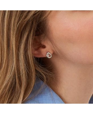 Dripping Molten Natural Textured Sterling Silver Authentic Earrings