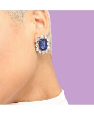 Women's Octagon Stud Earrings