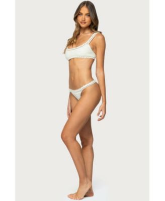 Women's Enzo Crochet Bralette Bikini Top