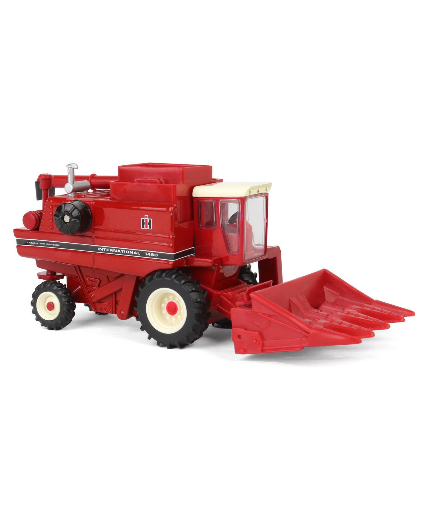 Детская игрушка ERTL 1/64 Scale International 1460 Rear Wheel Assist with Corn & Grain Head Combine, цвет: Красный — фото 2