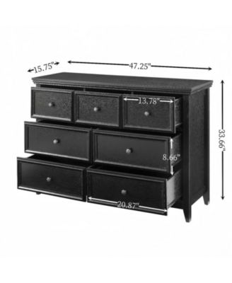 Freestanding Storage Cabinet with 7 Drawers