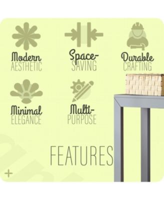 44" Russel Long Console Table - Minimalist and Slim Entryway Table for Decorative Displays, Sofa Table