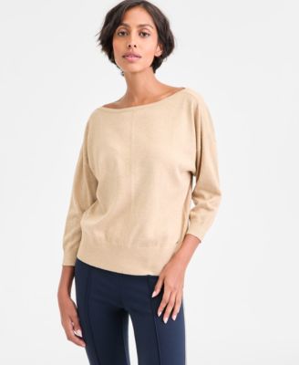 Tommy Hilfiger - Women's Dolman-Sleeve Boat-Neck Sweater
