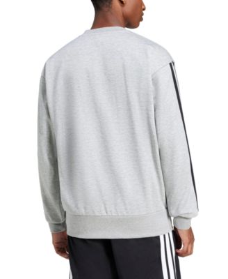 Men's Essentials 3-Stripes Fleece Sweatshirt