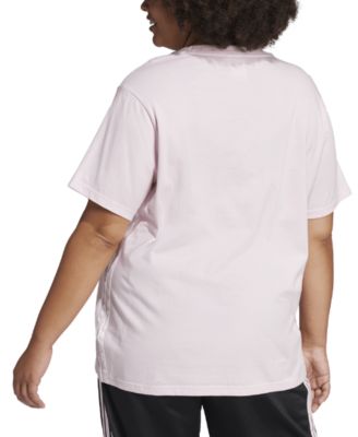 Plus Size Essentials Cotton Crewneck Short-Sleeve Logo T-Shirt 