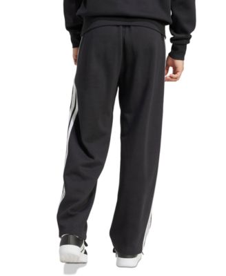 Men's Wide-Leg 3-Stripes Fleece Pants
