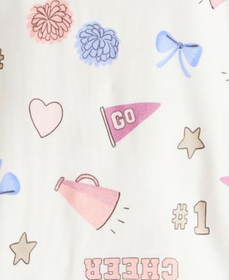 Toddler Girls Cotton Dream Squad Pajamas, 4 Piece Set