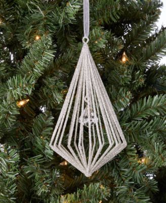 Gilded Glamour Iron Glitter Drop Ornament, Macy's Exclusive