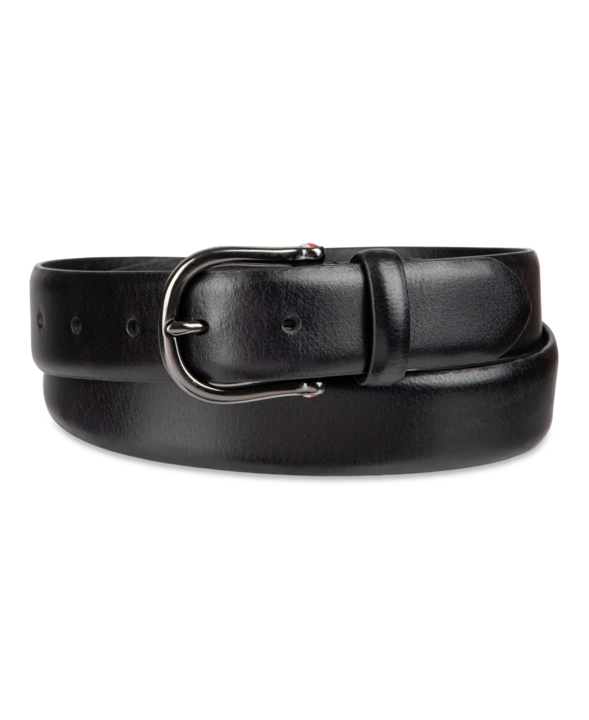 Men's Nautical Feather Edge Leather Belt - Brown