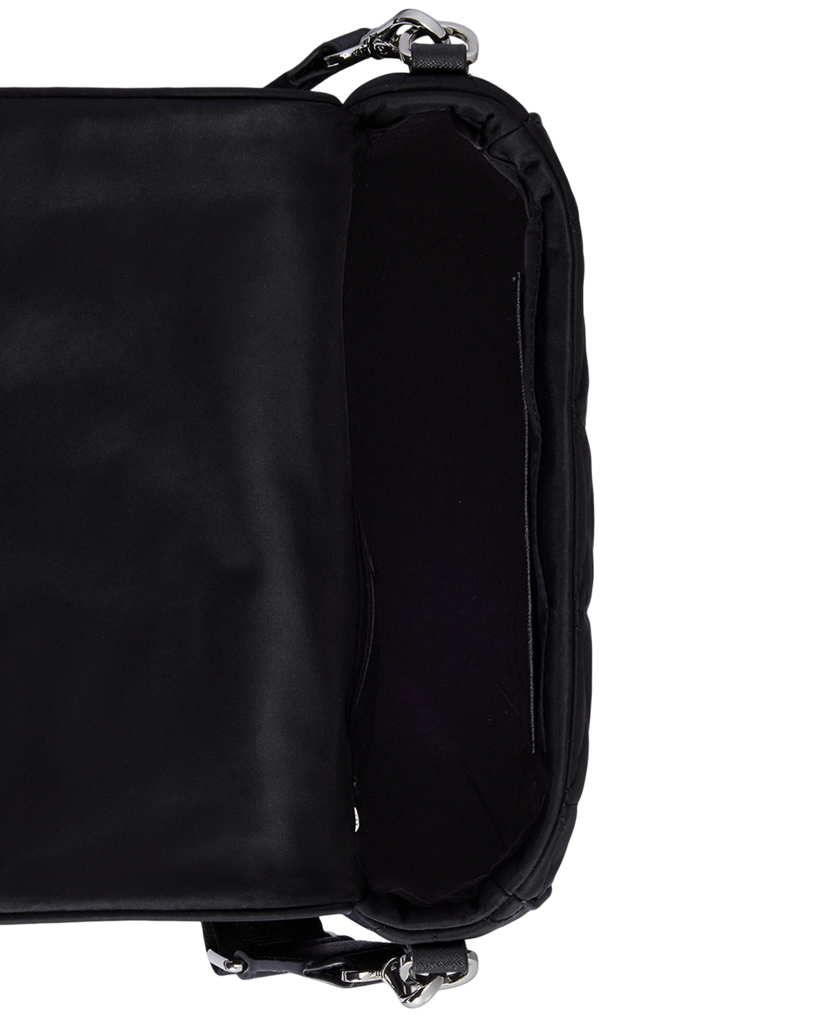 Ralph Lauren Quilted Small Stevie Messenger Bag In Black