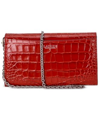 Adair Croc-Embossed Leather Small Crossbody