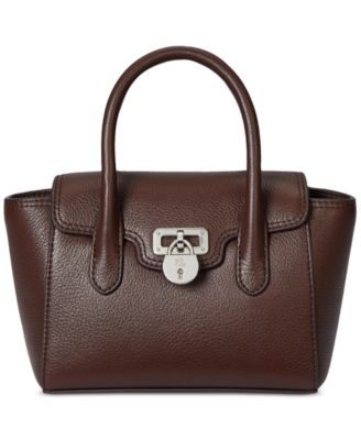 Lauren Ralph Lauren - Pebbled Leather Small Tanner Satchel
