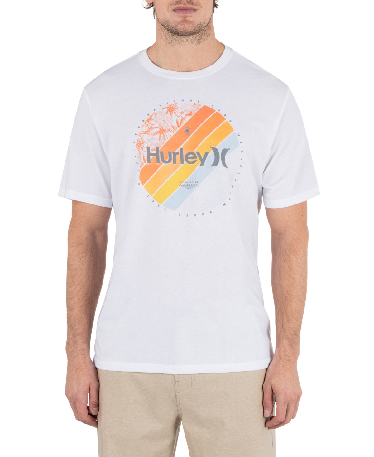 Men's Linear Palm Short Sleeve T-Shirt - Abyss