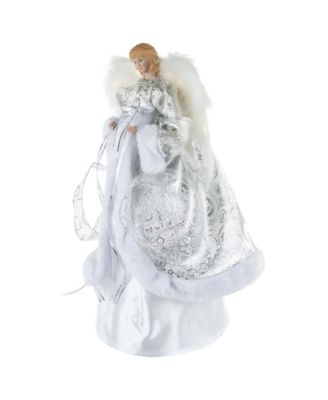 18" Lighted Angel in a Dress Christmas Tree Topper