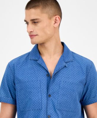 Men's Beckham Camp Shirt, Exclusively at Macy's