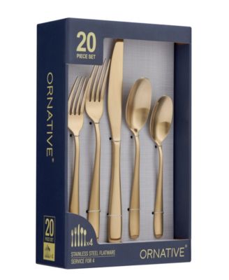 Remus 20-Pc. Flatware Set, Service for 4