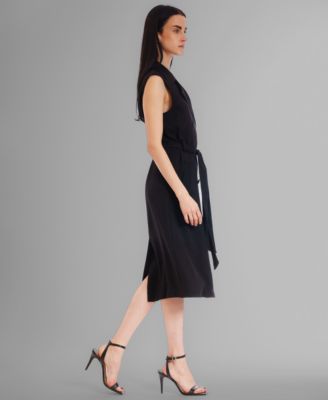 Women's Sleeveless A-line Jacket Dress