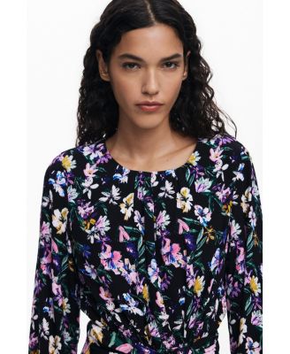 Women's Floral knot short dress